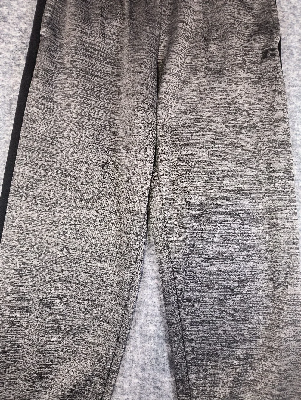 Russel men's small gray and black Tech Fleece sweatpants